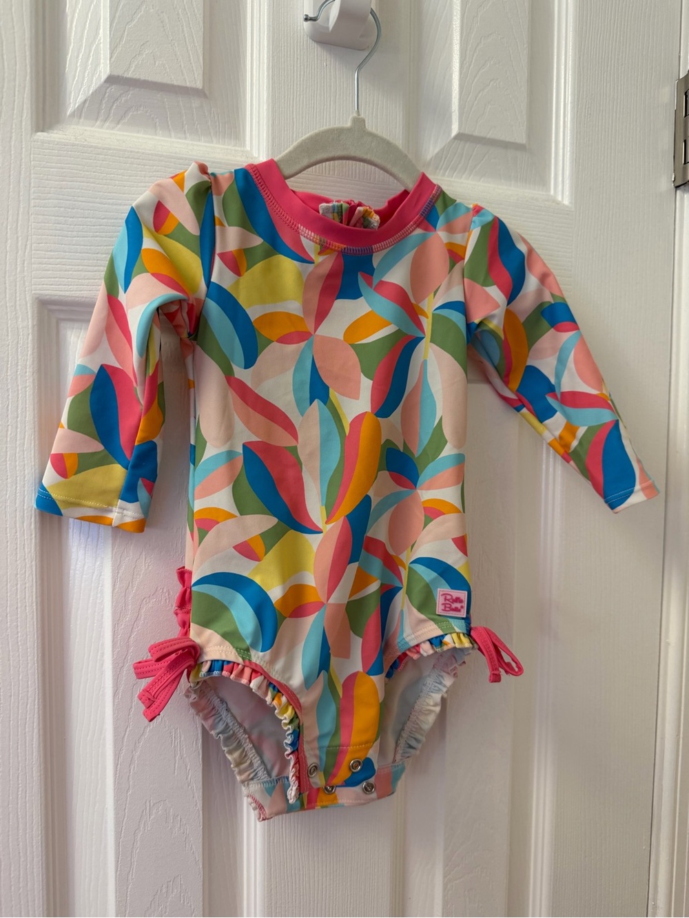 Rufflebutts Baby Girl Swimsuit GUC